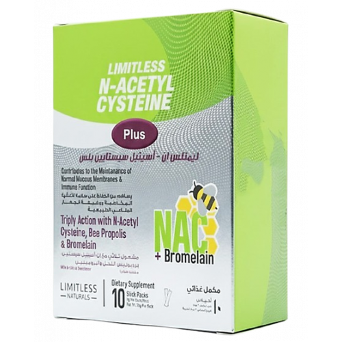 LIMITLESS N-ACETYL CYSTEINE PLUS 10 STICK PACK