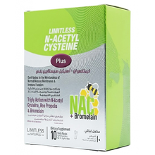 LIMITLESS N-ACETYL CYSTEINE PLUS 10 STICK PACK