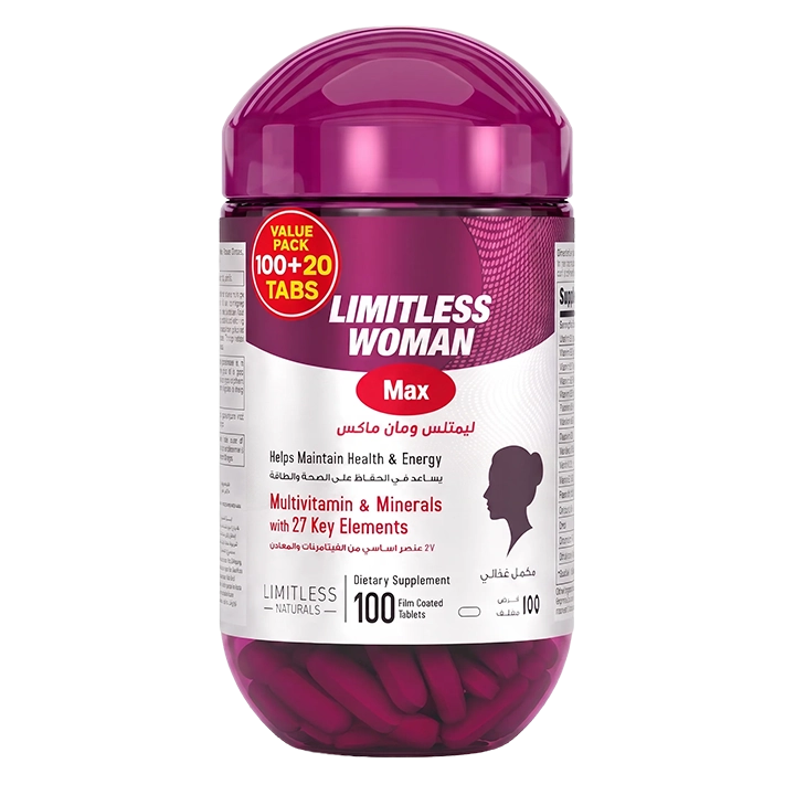 Limitless Woman Max 120 ( Extra Free 20 Tabs )